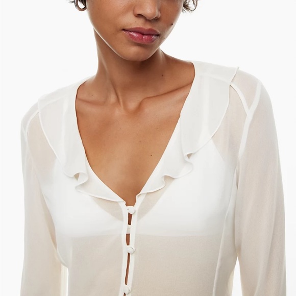 BNWT Aritzia Wilfred Castelo Blouse Size M - Picture 2 of 8